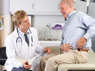 Denver Stem Cell Therapy: Doctor checking on old man