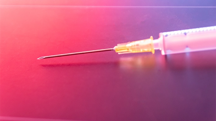 Peptide Therapy: syringe